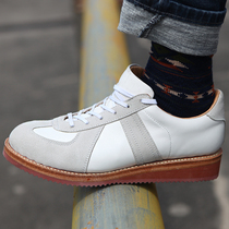 Leather handmade Goodyear sports casual shoes moral training shoes head layer cowhide retro work shoes flat non-slip board shoes