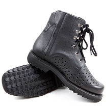 3516 leather mesh summer flying boots spring and autumn high-top leather boots perforated breathable tactical Martin boots single boots men