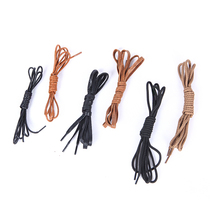 Leather shoes Oil wax rope Thin round shoelaces High shoes Flat wide shoelaces Tooling boots Hemp rope thick shoelaces
