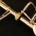 Đồng thau châu Âu trombone ZTB-6000 loại B / F sơn vàng trombone chuyên nghiệp - Nhạc cụ phương Tây Nhạc cụ phương Tây