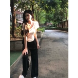 Белая черная футболка, комплект, летняя одежда, подходит для подростков