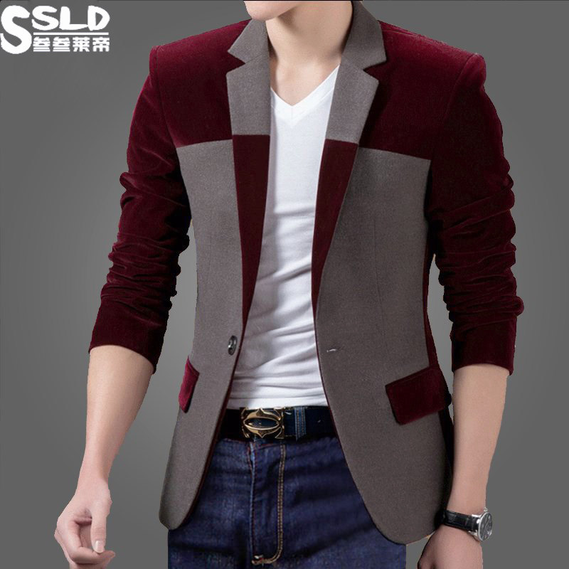 叁叁莱帝2019韩版秋冬款新款西装男商务休闲西服潮流帅气西装外套