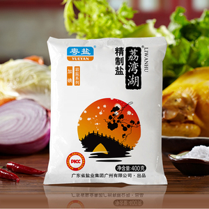 粤盐 加碘精制食盐400g*6