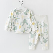 Baby autumn clothes suit pure cotton full cotton with warm autumn and winter beating bottom underwear children high waist and autumn pants baby clothes