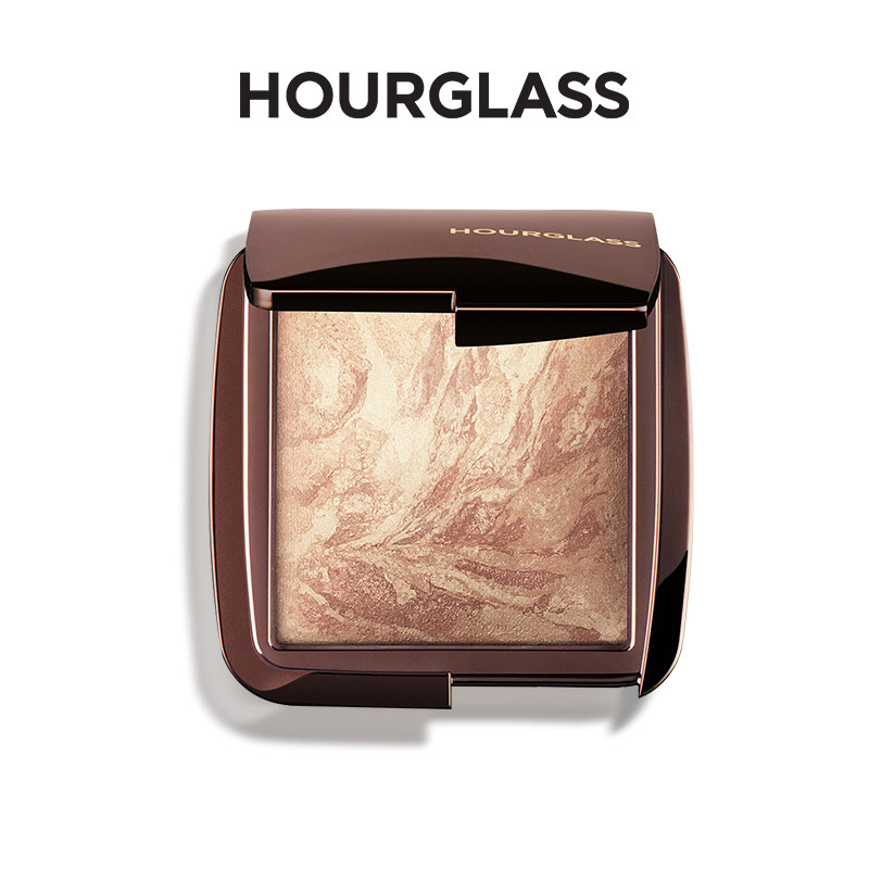 Hourglass Soft and bright makeup setting powder High gloss repair all-in-one plate Pork belly high gloss