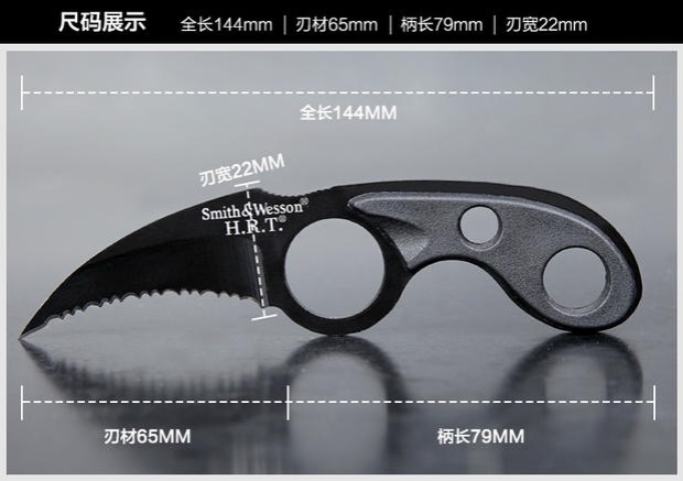 Mùa xuân thép ngoài trời móng vuốt tự vệ Không gấp dao nhỏ quân đội Công cụ tốt Thụy Sĩ dao vuốt dao không bướm thẳng dao kìm đa năng