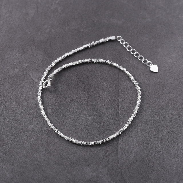 ເຄົາເຕີເກັບເງິນ 925 sterling ເງິນທີ່ແຕກຫັກຂໍ້ຕີນສໍາລັບແມ່ຍິງ handmade irregular ins cold style ຖົງຕີນຄົນອັບເດດ: ສ່ວນບຸກຄົນ