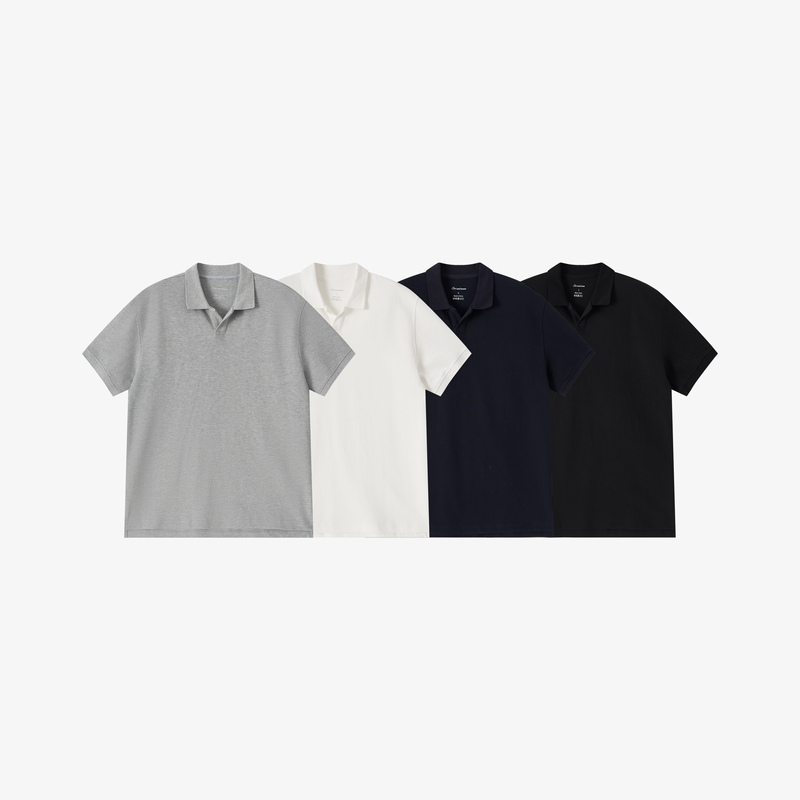 Cat and Mouse 26Ss Cloud Cotton Polo Shirt Unisex Pure Cotton Short Sleeve T-Shirt Men's Old Money Style Top Summer Cat and Mouse 26Ss Cloud Cotton Polo Shirt Unisex Pure Cotton Short Sleeve T-Shirt Men's Old Money Style Top Summer