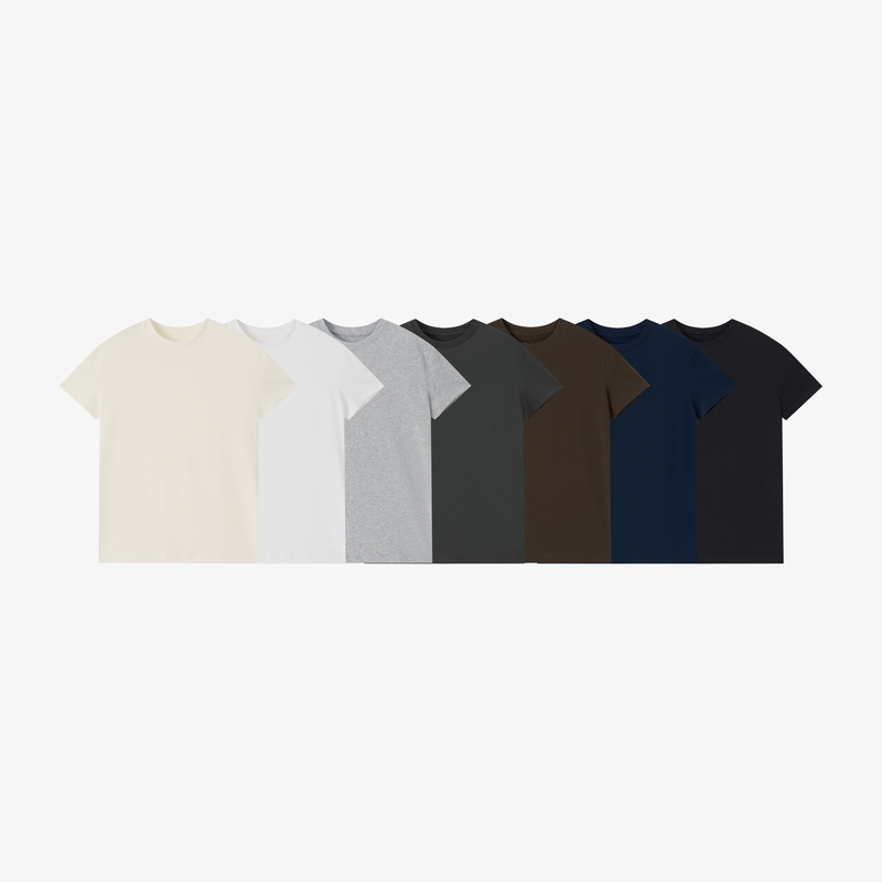 Cat and Mouse 26Ss Exclusive Custom Woven American Supima Cotton Slim Fit Flared Sleeve Short Sleeve T-Shirt Summer Thin Style Cat and Mouse 26Ss Exclusive Custom Woven American Supima Cotton Slim Fit Flared Sleeve Short Sleeve T-Shirt Summer Thin Style