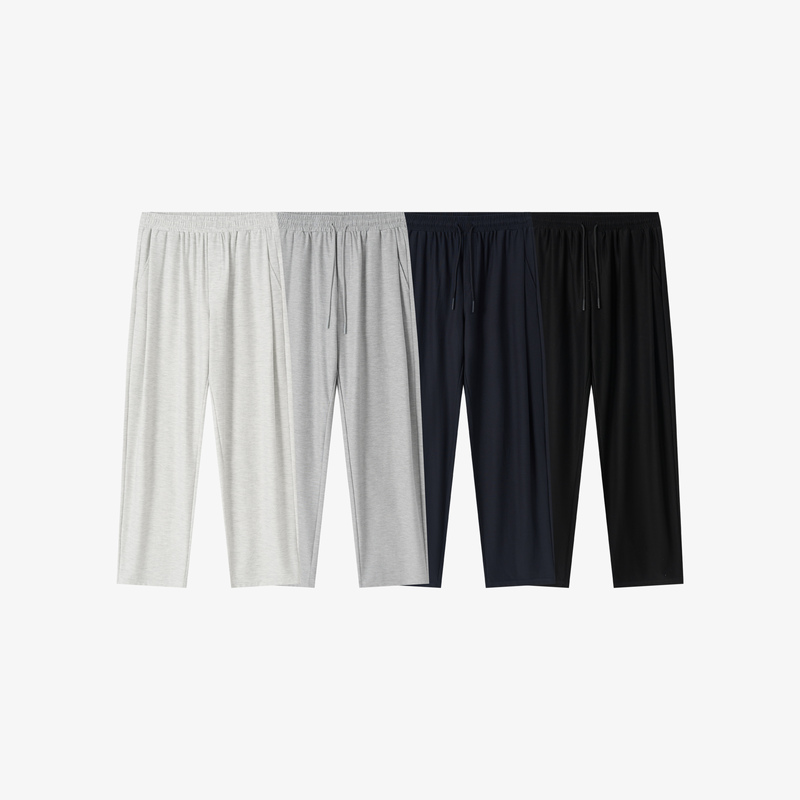 Cat and Mouse 26Ss Imitation Woven Tencel Lyocell Anti-Wrinkle Cool-Feel Sweatpants Men's Casual Long Pants Cat and Mouse 26Ss Imitation Woven Tencel Lyocell Anti-Wrinkle Cool-Feel Sweatpants Men's Casual Long Pants