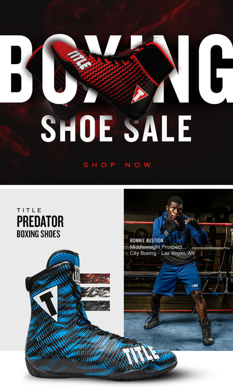 title predator boxing shoes