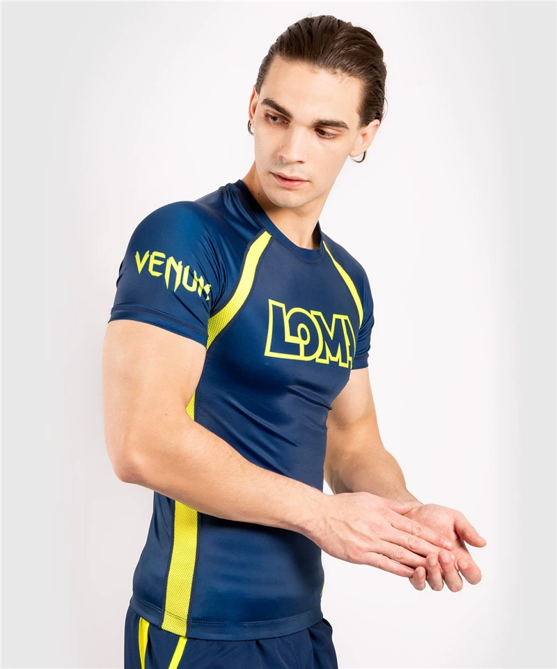 Плотные компрессионные штаны co-branded LOMA EDITION Venom Romaqinke, ко-брендированная ко -брендированная dry T-shirt