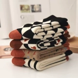 Демисезонные удерживающие тепло длинные модные дизайнерские носки, увеличенная толщина, средней длины