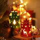 Christmas candle light led small lantern wind lantern electronic candle Nordic style creative holiday decorations