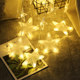 Led Star Fairy Lights Flashing String Lights Starry Sky Five-Pointed Star Lights Girly Bedroom Lights Wedding Celebration ins Colored Lights Decoration