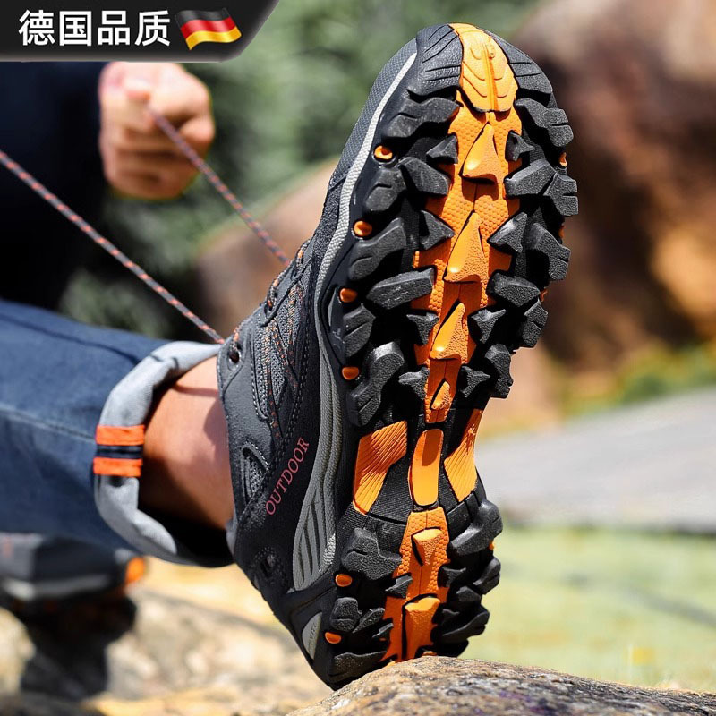 German Outdoor Shoes, Hiking Shoes, Cross-Country Hiking Shoes, Travel Sports Hiking Shoes, Men's and Women's Non-Slip and Wear-Resistant Shoes for Couples