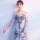Вечернее платье 2025 новый ведущий банкета в китайском стиле cheongsam Китайская церемония приветствия ежегодная встреча тест на исполнительское искусство mini 2