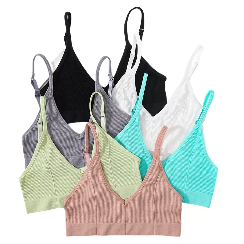 Бесшовный бюстгальтер для женщин U-образная спина Crop Top push up бюстгальтеры сексуальные