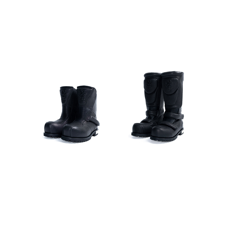 Fvvo Armored Leather Mid Boots Armored Leather High Boots