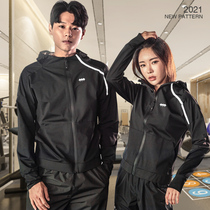 Sweat clothing men and womens suits running sweating sweating sweating pants large size fitness clothing sports slimming clothing fat fat fat slimming