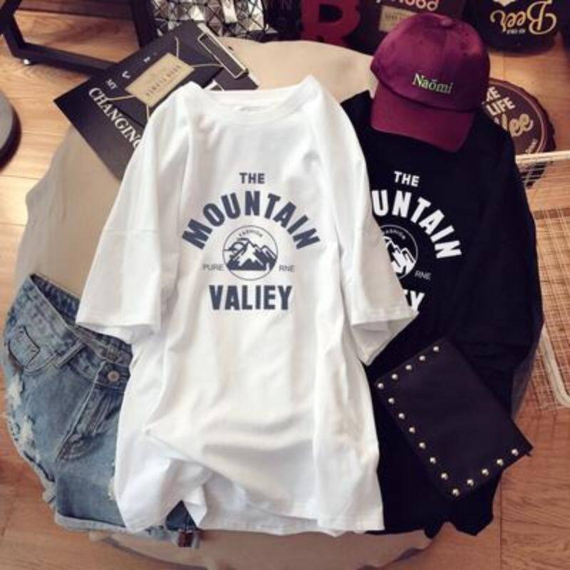 2022 new pregnant women summer short-sleeved t-shirt mid-length cotton Korean version loose pregnant white top