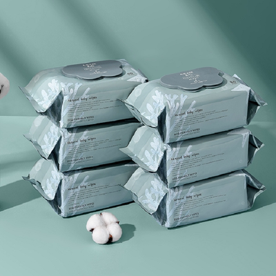 【嫚熙】婴儿湿巾手口专用湿纸巾80抽6包