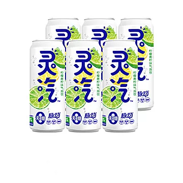 脉动灵汽无糖气泡水柠檬青柠味310ML*6罐