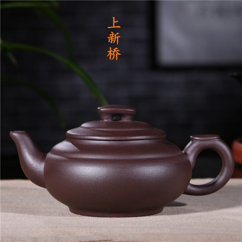 Yixing Original Mine Purple Sand Pot Manufacturer Ixing Purple Sand Pot Special Price Customized Purple Sand Upper New Bridge Pot Large Capacity Pot