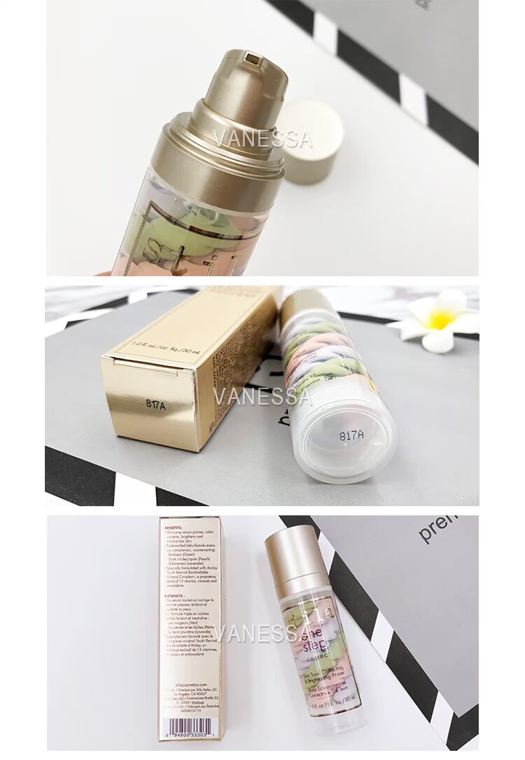 Nasa Sauce được sử dụng trong một bước. Stila Styna Trolor Makeup Pre-milk Cream Tách kem dưỡng ẩm 30ml kem che khuyết điểm nars