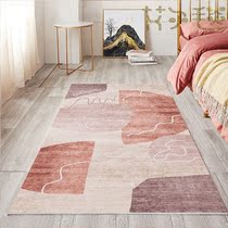 Modern minimalist light luxury carpet living room bedroom decoration cloakroom ins geometric abstract bedside carpet floor mat Nordic