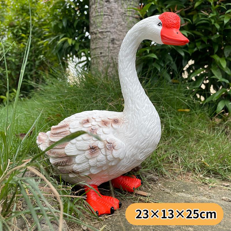 Soft Rubber Large Chicken, Duck, Goose Animal Toys, Big White Goose, Poultry, Duck, Realistic Dolls, Ranch, Farm, Children's Toys