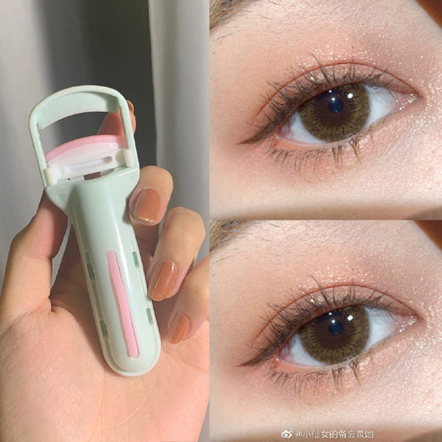 Clip out of the sun flower pressing mascara and female roll teething lasting without clamping eyelash leather eyelashes ~