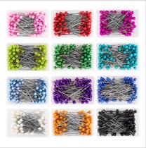 Color bead needle positioning needle length 38mm white plastic pearl needle Stainless steel needle Clothing special fixing needle