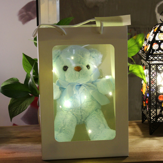 ສີ Teddy Bear Plush Toy Panda Doll Ragdoll ຂອງຂັວນວັນເກີດເດັກນ້ອຍ Customized Logo