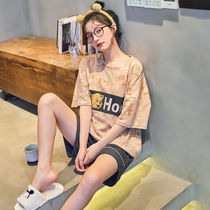 Japan Ice Silk Long Sleeves Pyjamas Spring Autumn and Women 2021 New emulated Silk Big Code Home Suits Suit