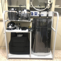 Anti-riot equipment combination rack Explosion-proof equipment rack Security doorman security equipment rack Security equipment set display rack