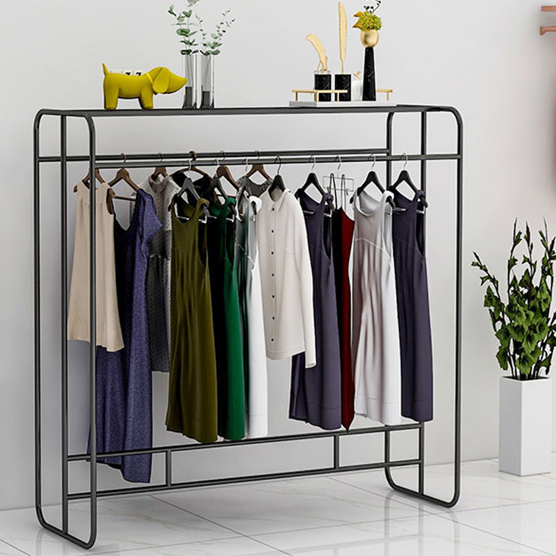 Clothing store hanging clothes shelf display rack European women's clothing store special combination shelf iron side rack Zhongdao rack