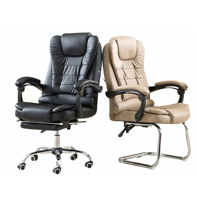 Leteng leather chair office chair fashion boss chair chair chair chair fashion modern household staff computer chair