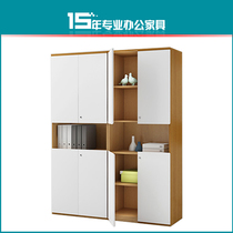Plate simple file cabinet wooden with lock plate data Cabinet file cabinet storage office financial book cabinet with lock