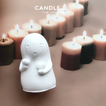 CANDLE LAB ) Qiusheu 3D face-faced DIY aromatherapy plaster expanded fragrance silicone mold 25