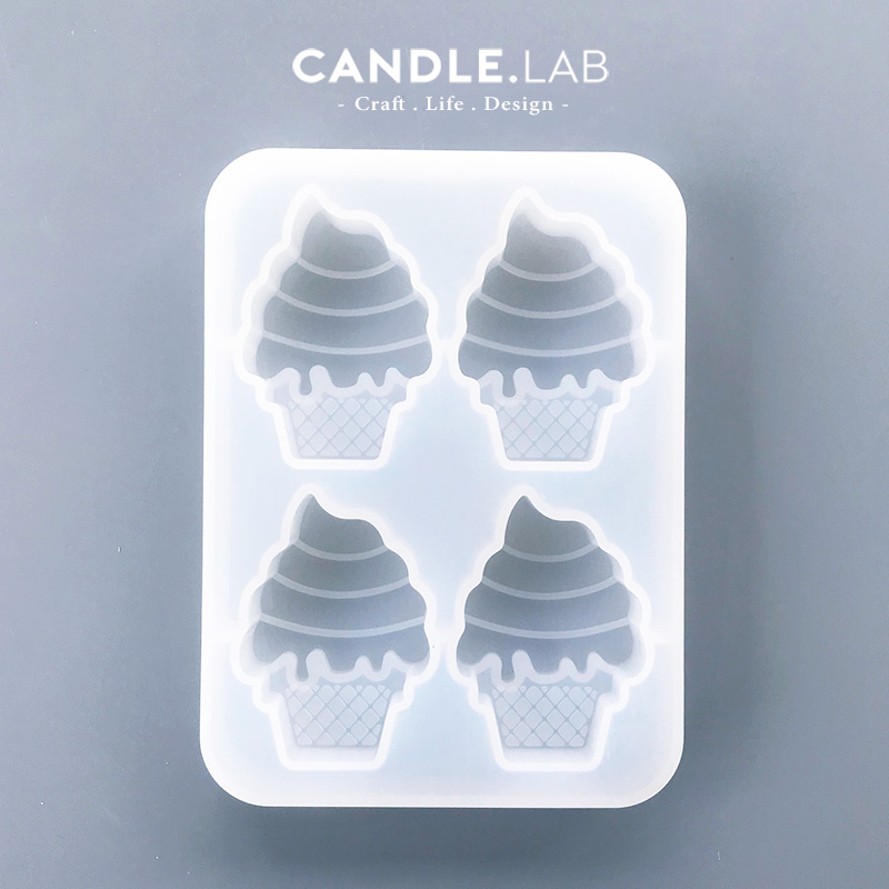 CANDLE.LAB Ice cream DIY aromatherapy gypsum candle diffuser stone manual car silicone mold 11