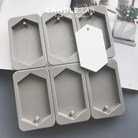 CANDLE.LAB | Lục giác DIY Hương liệu thạch cao Sáp trải đá Mặt dây chuyền làm bằng tay Silicone Khuôn 22 khuon banh bao