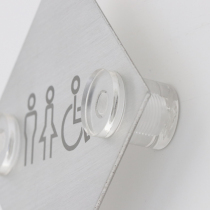 Crystal Transparent Advertising Nails Acrylic Advertising Nails Transparent Advertising Nails Plastic Nails Fixing Accessories Board Screws