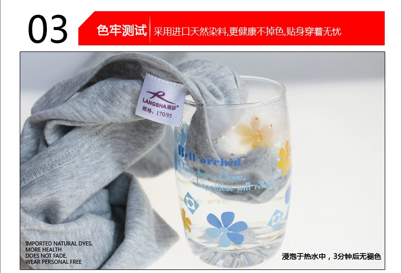 Áo thun cotton cotton thể thao nam Langsha thoáng khí thấm mồ hôi, rắn màu áo khoác ghi lê nam