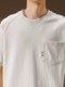 Trendy Short-Sleeve T-Shirt for Men with Pocket Design, Summer 2025 New Style, Cool Silk Sorona Half-Sleeve Tee