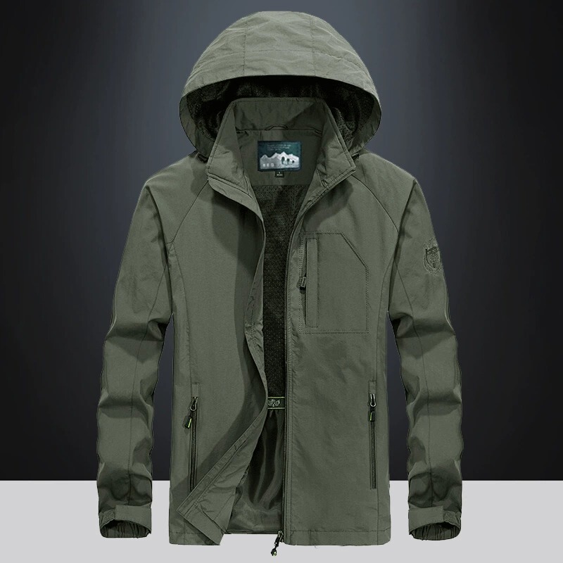 Outdoor Workwear Jacket for Men, Spring and Autumn Windproof and Waterproof Multi-Pocket Jacket, Large Size Mountaineering Sports Quick-Drying Jacket Outdoor Workwear Jacket for Men, Spring and Autumn Windproof and Waterproof Multi-Pocket Jacket, Large Size Mountaineering Sports Quick-Drying Jacket