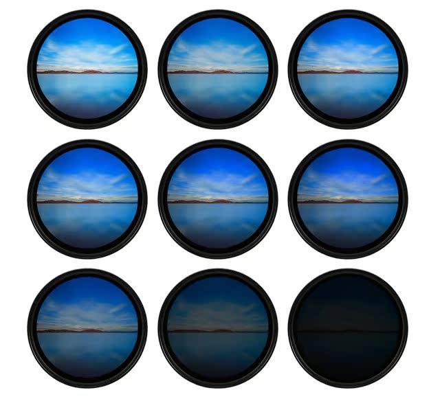 Gương mờ Si Si tròn điều chỉnh ND2-400 77mm / 82mm Gương màu xám trung bình Bộ lọc mật độ máy ảnh DSLR - Phụ kiện máy ảnh DSLR / đơn nắp máy ảnh