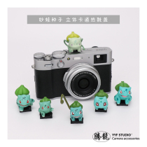 Inexplicable Frog Seed Hot Boot Cap Dust Creative suitable for Sony Fuji micro single Nikon Single Anti-camera Canon M50