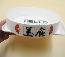 Western-style steak grill pan Teppanyaki grill pan BBQ grill pan with oil-proof splatter wrapping paper baking paper circle spot