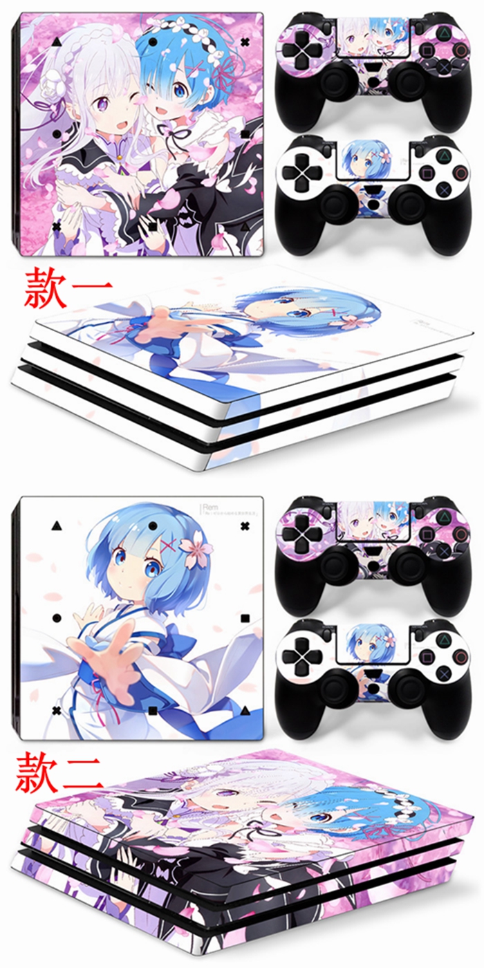 Rem PS4 PRO stickers cute mother handle body film PS4PRO passer-by heroine development method pain stickers